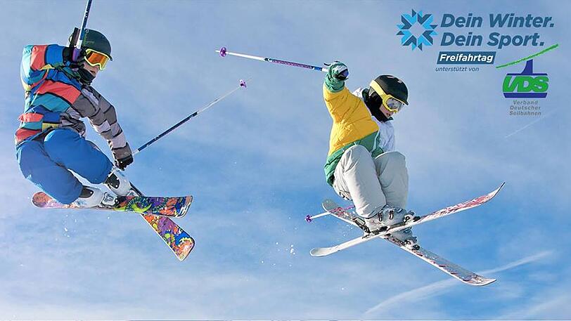 Am Sonntag geht's beim "Dein Winter. Dein Sport."-Freifahrtag für Kinder und Jugendliche umsonst auf die Piste.