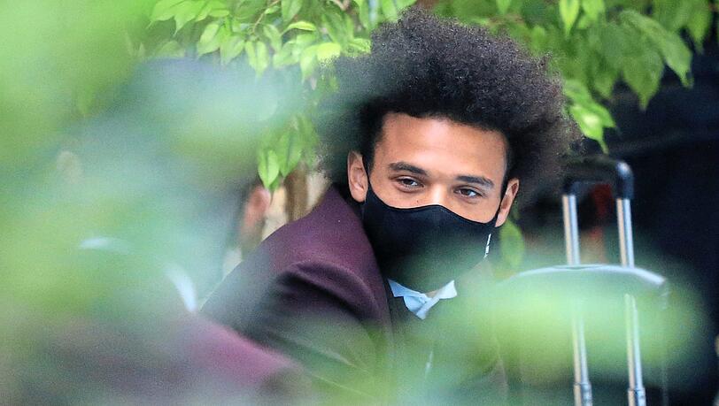 Auf der Dienstreise nach Moskau mit dabei, aber ohne eine einzige Einsatzminute: Bayerns Top-Neuzugang Leroy Sané.