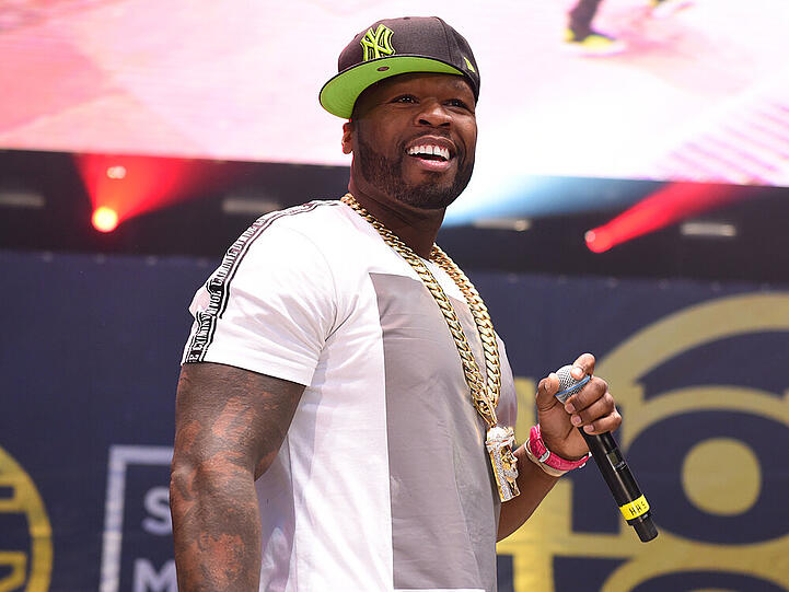 50 Cent bei einem Auftritt im Juni in New Jersey