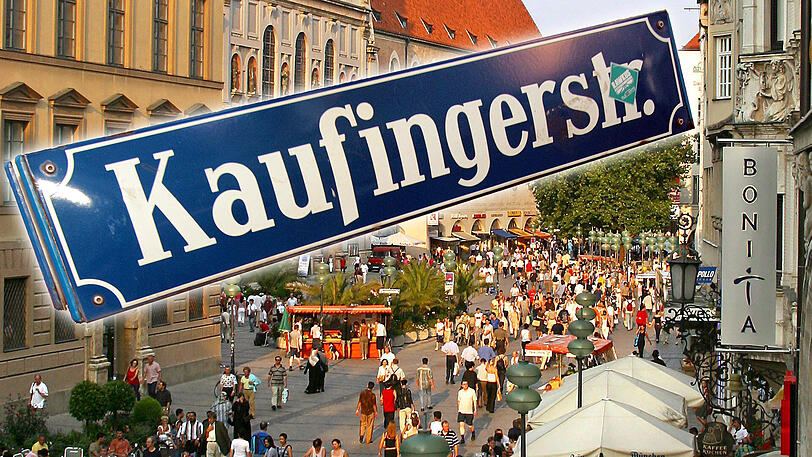 Die Fußgängerzone in der Kaufingerstraße gehört bei Einheimischen und Touristen gleichermaßen zu den beliebtesten Einkaufsmeilen in der gesamten Stadt.