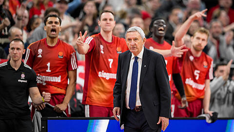 Bayern-Coach Svetislav Pesic hat die M&uuml;nchner zuletzt wieder in die Spur gebracht.