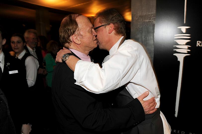 Heinz Winkler und Bobby Bräuer vom Esszimmer in der BMW Welt auf der 181 Trüffel-Küchenparty.