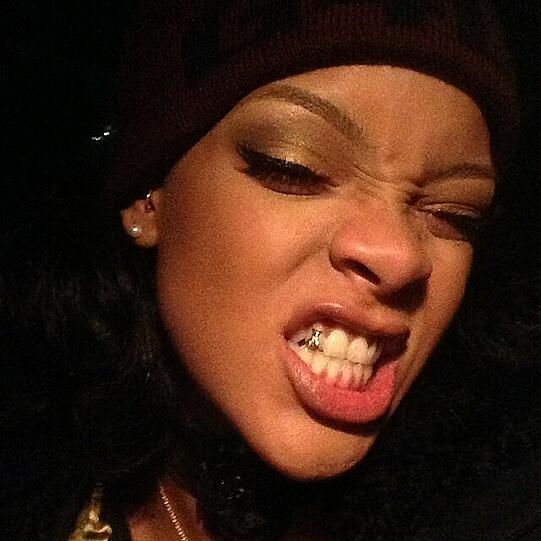 Grrrrrr... Rihanna kann ganz schön gefährlich aussehen!