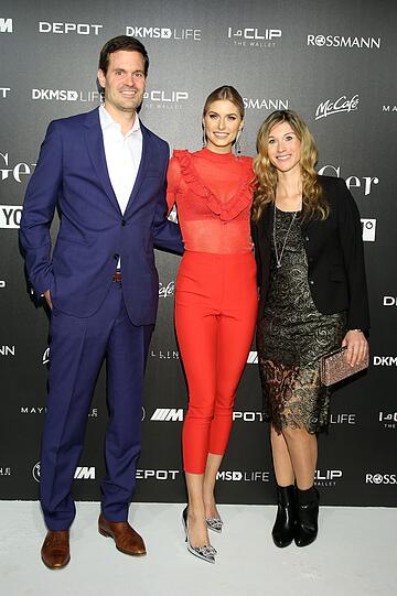 Sebastian Betz, Lena Gercke und Marlies Pfeifhofer