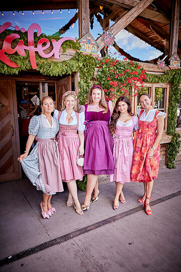 Anna Borisovna, Teresa Mayer, Verena Prechtl, Jana Maresa und Sibilla Kawala