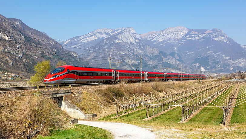 Der Frecciarossa 1000 ist seit 2015 in Italien auf den Gleisen unterwegs.