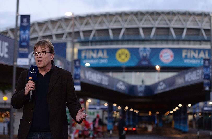 Warten auf den neuen "Klassiker". Bayern gegen Dortmund. Ein Spiel das ganz London elektrisiert. Die Bilder vor dem großen Finale.
