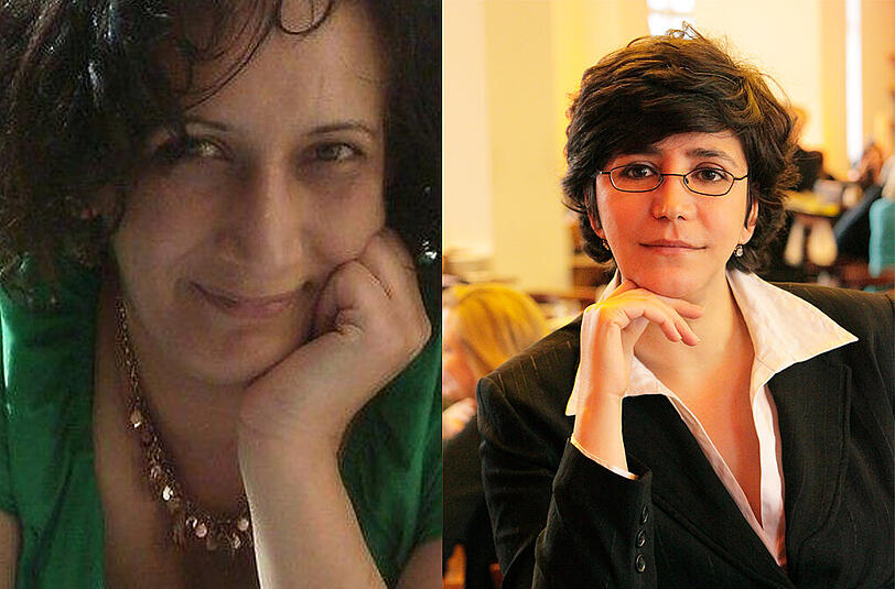 Diskutieren: Tamar Amar-Dahl (rechts) und Jumana Abu Zayyad Jaouni.