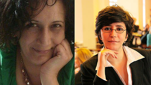 Diskutieren: Tamar Amar-Dahl (rechts) und Jumana Abu Zayyad Jaouni.