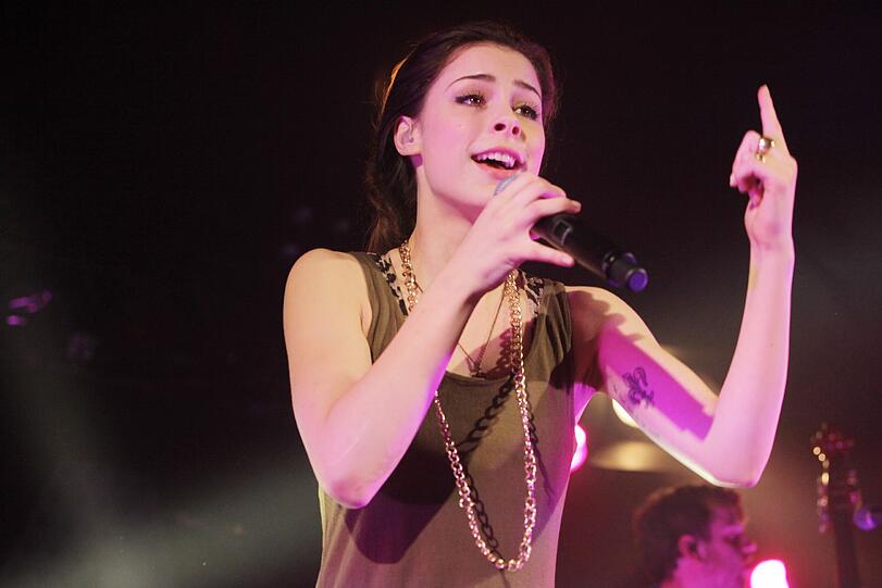 Die süße Lena Meyer-Landrut bei ihrem Auftritt in der Theaterfabrik in München. Die Bilder vom Konzert