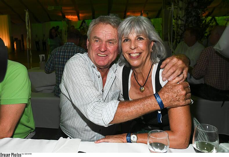 Sepp Maier mit Frau Monika Maier