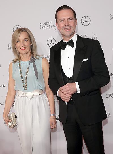 Regierungssprecher Steffen Seibert und Frau Sophia