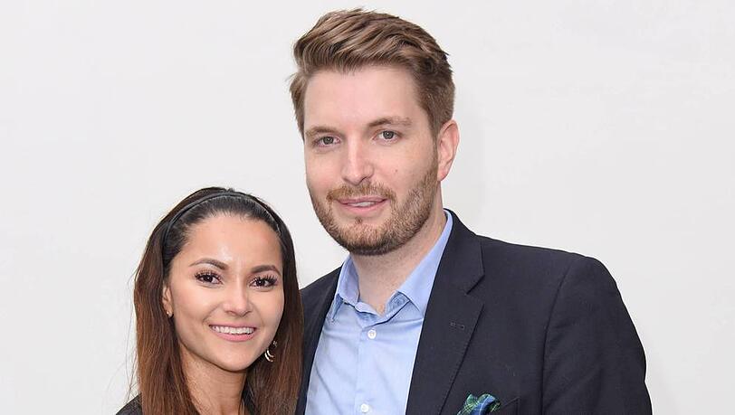 Kattia Vides und Patrick Weilbach beim "Bild"-Renntag auf der Trabrennbahn in Gelsenkirchen im Mai 2018 Kattia Vides und Patrick Weilbach beim "Bild"-Renntag auf der Trabrennbahn in Gelsenkirchen im Mai 2018