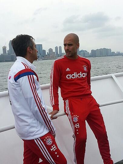 Weitere Bilder der Sightseeing-Tour des FC Bayern München.