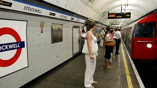 In der Londoner U-Bahn In der Londoner U-Bahn