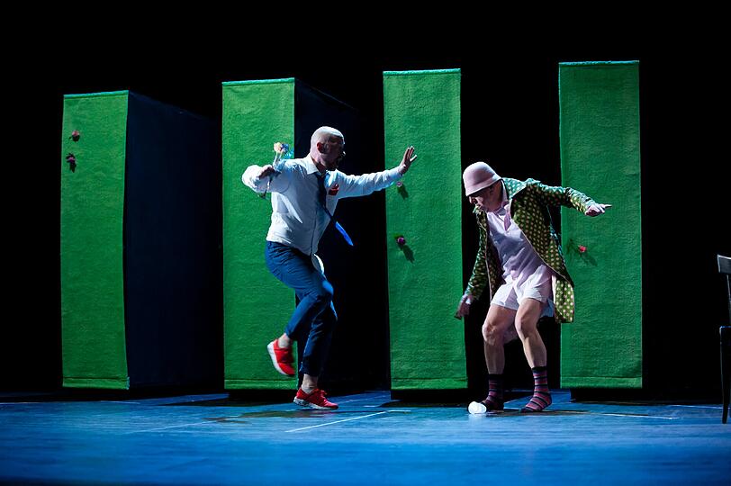 Carsten Fuhrmann (Arnalto) und Christopher Robson (Ottone).