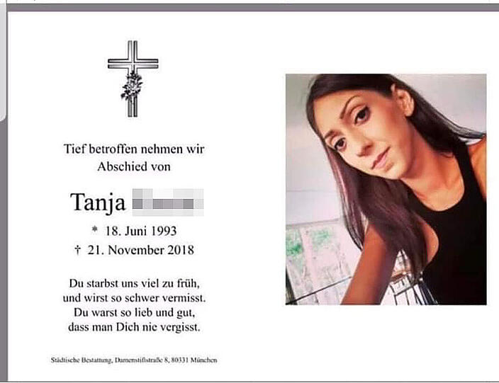 Tanja K. wollte fürs Abendessen etwas einkaufen. Sie wurde überfahren.