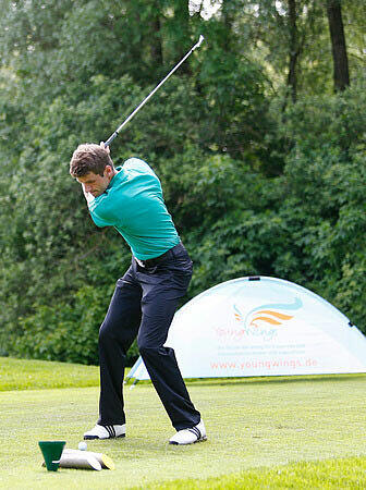 Bilder: Golf-Gaudi mit Müller und Lahm