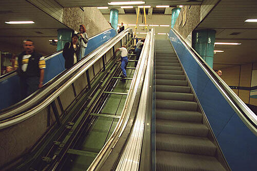 Rolltreppe in München