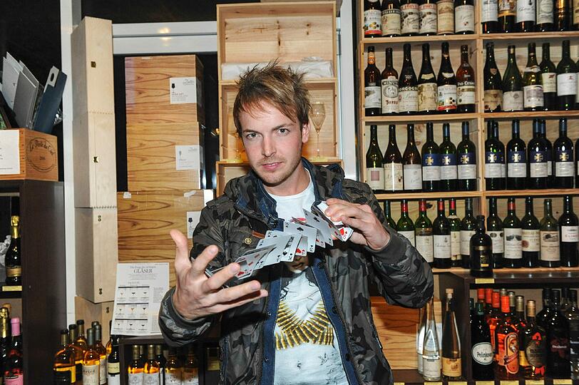 Promis beim Futurecom-Sommerfest: Der Magier Florian Zimmer.