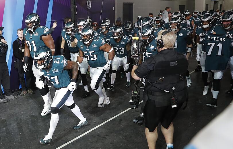 Die Philadelphia Eagles vor dem Mega-Event.
