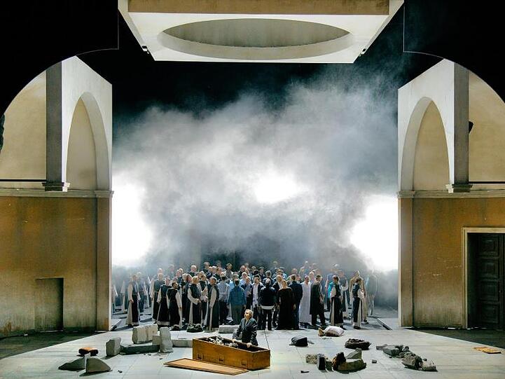 Eine Probe der Oper "Parsifal". Foto: Enrico Nawrath/Festspiele Bayreuth/Archivbild