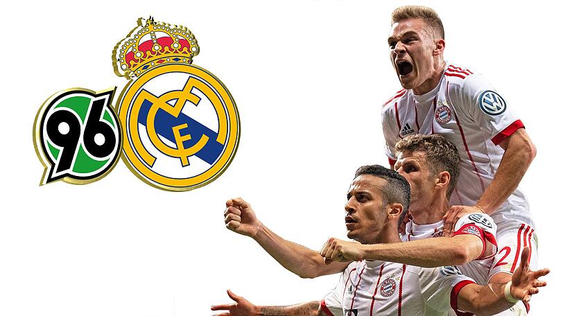 Die Bayern spielen erst gegen Hannover, während Madrid spielfrei hat.