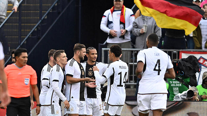 Leroy Sané bestätigte gegen die USA einmal mehr seine Top-Form.