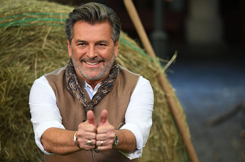Er performte am Donnerstag beim „Heidifest“ den Modern-Talking-Hit „Cheri Cheri Lady“ - Sänger Thomas Anders.