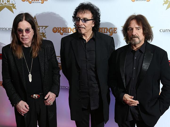 Heavy-Metal kann so harmlos wirken: Ozzy Osbourne (li.), Tony Lomi (mi.) und Geezer Butler