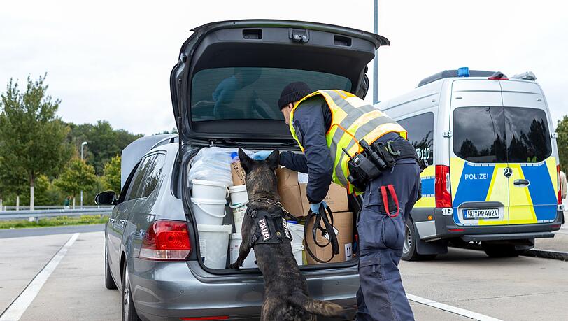 In Unterfranken geht die Polizei derzeit besonders gegen Drogenkonsum am Steuer vor.