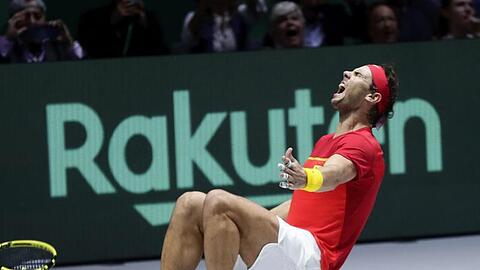 Der Sieg gegen Shapovalov bedeutet für Nadal den 29. Einzel-Erfolg im Davis Cup in Serie.
