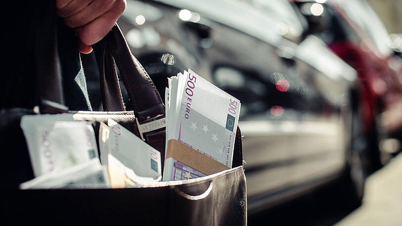 In der Tasche war kein Geld, sondern Papierschnippsel.