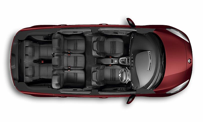 Komfortabel und geräumig auf allen sieben Plätzen: der Renault Grand Scénic.