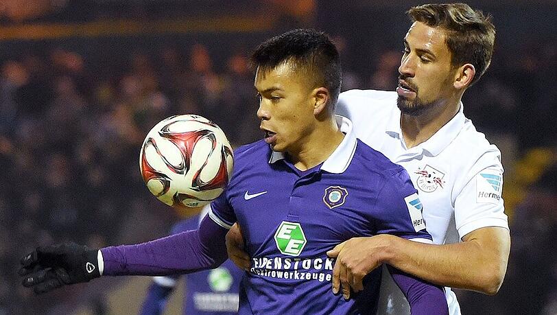Bobby Wood hat bislang zwei Tore für den FC Erzgebirge Aue erzielt. Bobby Wood hat bislang zwei Tore für den FC Erzgebirge Aue erzielt.