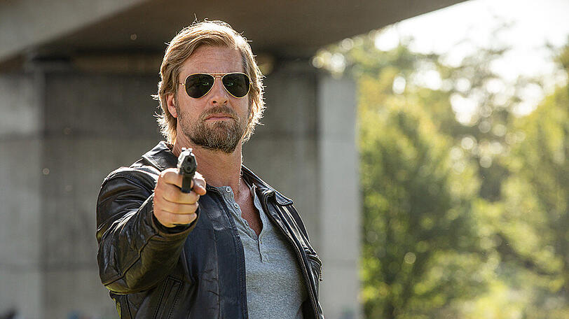 Henning Baum als Mick Brisgau in der Kino-Adaption von "Der letzte Bulle"