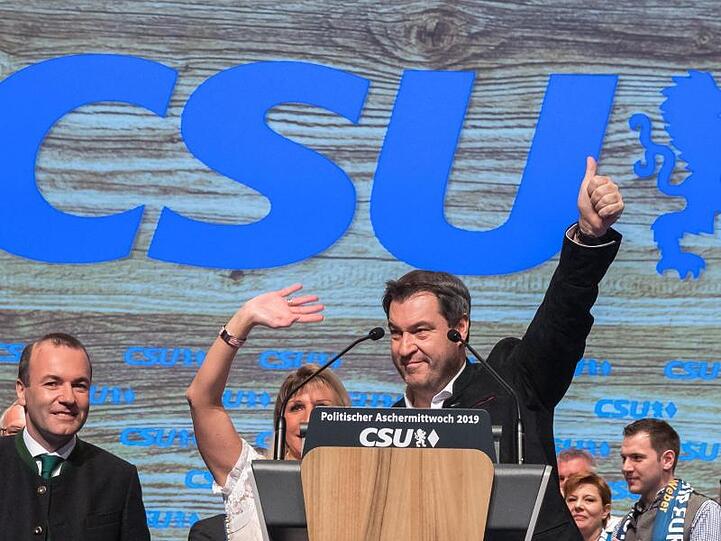 CSU-Chef Markus Söder sieht die AfD in den westdeutschen Bundesländern auf dem absteigenden Ast.