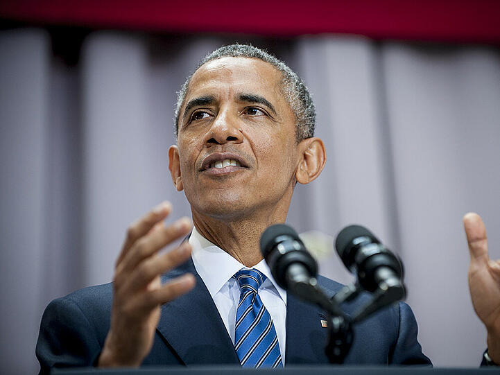 US-Präsident Barack Obama hat Sinn für Humor