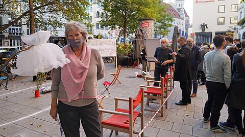 Claudia Döring hat das Projekt mit den Stühlen im Tal initiiert.