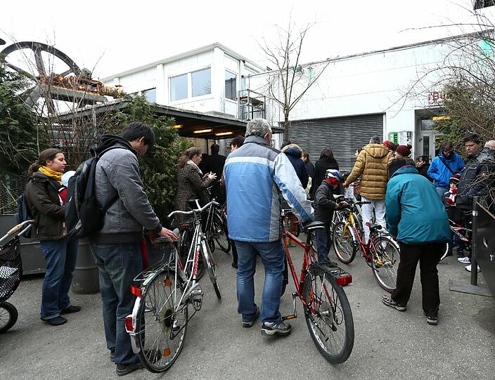 Der Radlflohmarkt im Backstage an der Friedensheimer Brücke läutete am Wochenende den Frühling ein. Die Bilder.