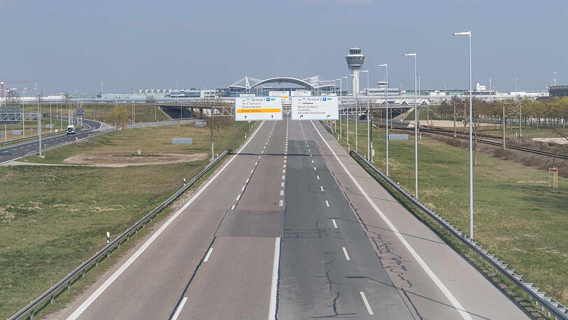 Während des Lockdowns stand auch am Flughafen fast alles still.