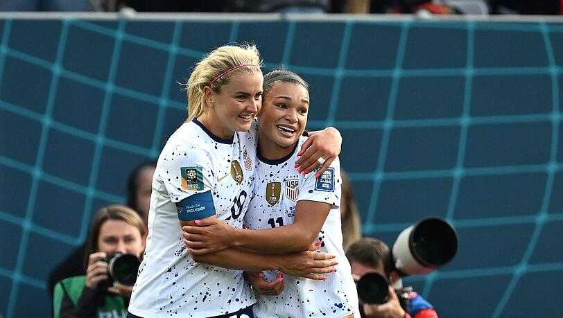 Siegten souverän mit den USA: Lindsey Horan (l) und Sophia Smith.