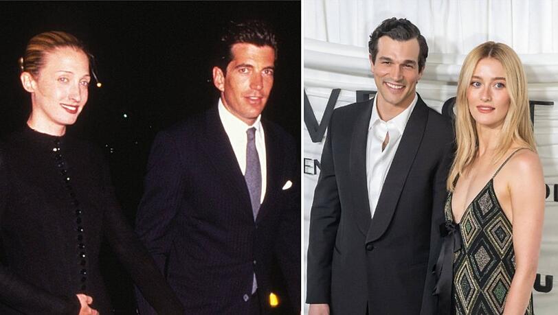 John F. Kennedy Jr. und Carolyn Bessette-Kennedy (l.): Sie werden nun von Paul Anthony Kelly und Sarah Pidgeon gespielt.