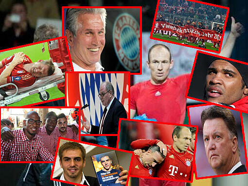 Siege, Trainerwechsel, Enttäuschungen, Skandale und jede Menge guter Fußball: Der FC Bayern München hat im Jahr 2011 einiges erlebt. Wir blicken in Bildern noch einmal zurück auf die wichtigsten, emotionalsten und spektakulärsten Ereignisse der vergangenen zwölf Monate.