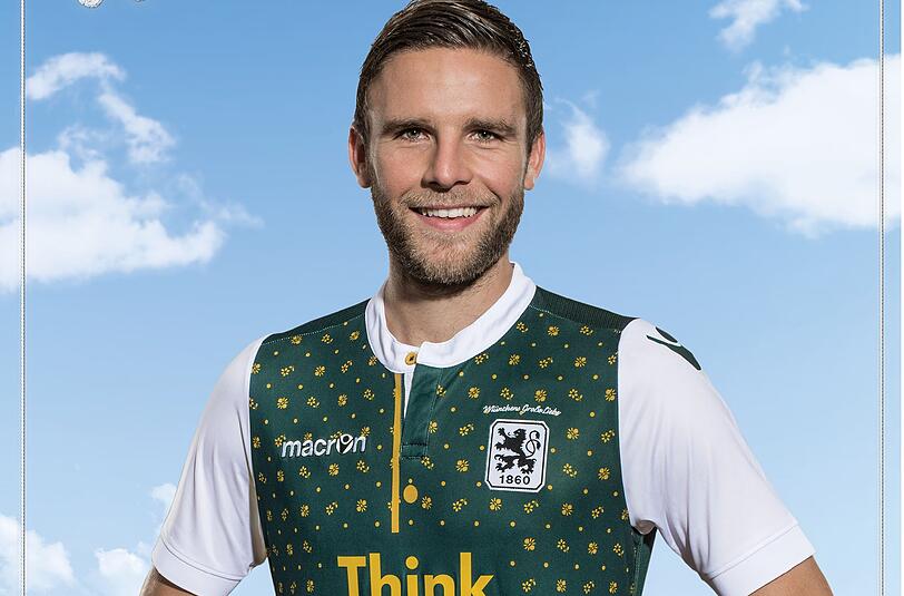 Das Wiesn-Trikot 2015 des TSV 1860 München.