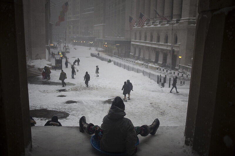 Die Bilder vom Schneechaos im Osten der USA.