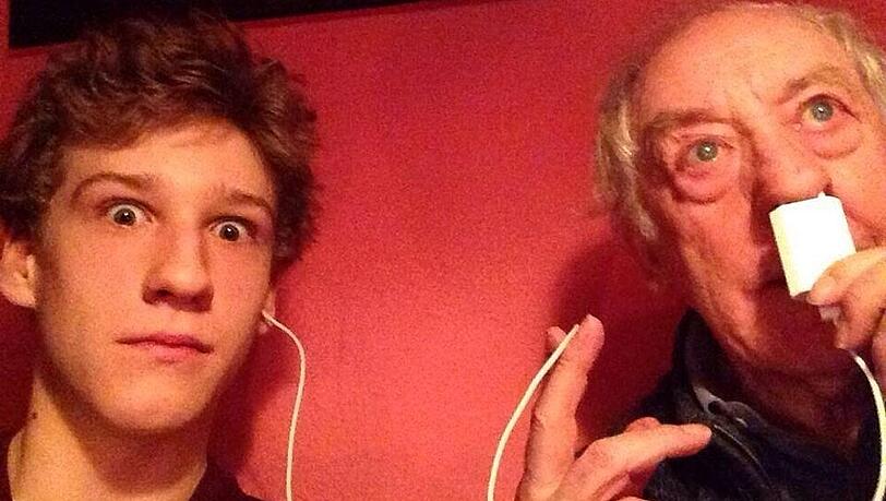 Didi Hallervorden mit seinem Sohn Didi Hallervorden mit seinem Sohn