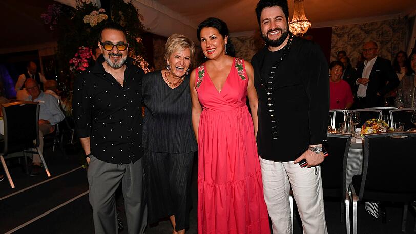 Elchin Azizov, Fürstin Gloria von Thurn und Taxis, Anna Netrebko und Yusif Eyvazov