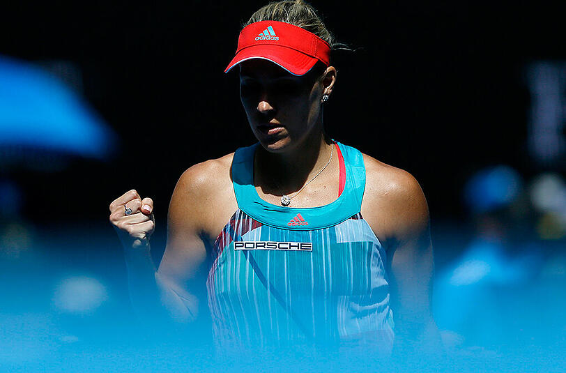 Emotion und Kampf pur: Bilder vom packenden Halbfinale von Angelique Kerber gegen Johanna Konta