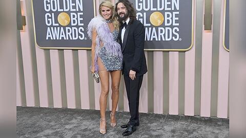 Heidi Klum kommt mit Ehemann Tom Kaulitz zu den Golden Globes.